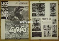 #A334 GORGO pressbook '61 Travers, Sylvester, horror