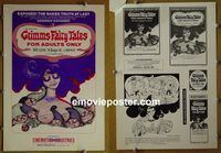 #A343 GRIMM'S FAIRY TALES pressbook '69 adults only!