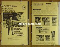 #A368 HELLFIGHTERS pressbook '69 John Wayne, Ross