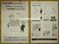 #A447 KID FOR 2 FARTHINGS pressbook '56 Johnson, Dors