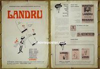 #A470 LANDRU pressbook '63 serial killer!