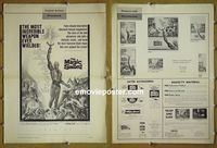 #A514 MAGIC SWORD pressbook '61 Basil Rathbone