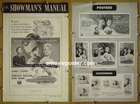#A530 MAN OF A THOUSAND FACES pressbook '57 Cagney
