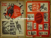 #A537 MAN WITH MY FACE pressbook '51 Barry Nelson