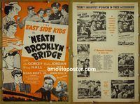#A600 'NEATH BROOKLYN BRIDGE pressbook '42 Gorcey