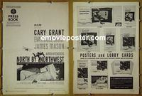 #A611 NORTH BY NORTHWEST pressbook '59 Cary Grant