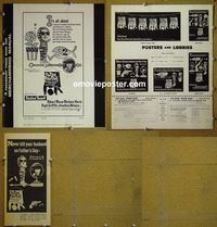 #A616 OH DAD, POOR DAD pressbook '67 Russell, Morse