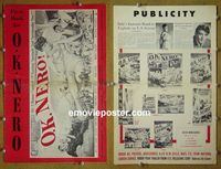 #A617 OK NERO pressbook '53 Roman comedy!