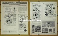 #A652 PINOCCHIO IN OUTER SPACE pressbook 65 cartoon
