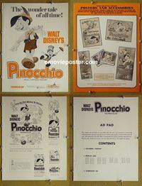 #A650 PINOCCHIO pressbook R71 Walt Disney classic