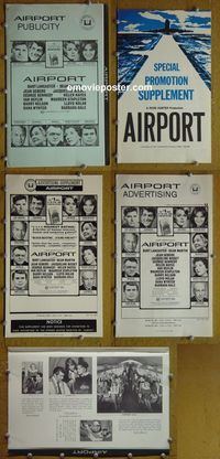 #A043 AIRPORT pressbook '70 Burt Lancaster, Martin