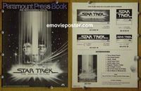 #A795 STAR TREK pressbook '79 Shatner, Bob Peak art!