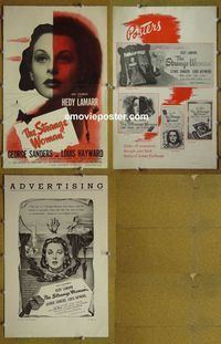 #A806 STRANGE WOMAN pressbook '46 Hedy Lamarr