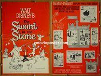 #A815 SWORD IN THE STONE pressbook '64 Disney