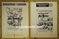 #A816 SWORD OF ALI BABA pressbook '65 Peter Mann