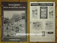 #A817 TALES OF BEATRIX POTTER pressbook '71 MGM