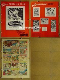 #A876 VALLEY OF THE EAGLES pressbook '52 Jack Warner