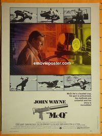 B012 McQ 30x40 movie poster '74 John Wayne, John Sturges