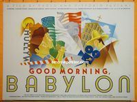 B027 GOOD MORNING BABYLON British quad movie poster '87
