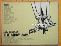 B036 MILKY WAY British quad movie poster R90s Luis Bunel