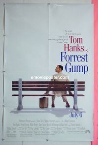 B044 FORREST GUMP special movie poster '94 Tom Hanks, Wright