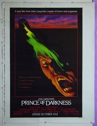 B048 PRINCE OF DARKNESS advance special movie poster '87 Carpenter