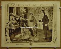 C626 1 YEAR TO LIVE lobby card '25 sexy Aileen Pringle