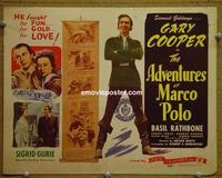 C082 ADVENTURES OF MARCO POLO title lobby cardR54Cooper