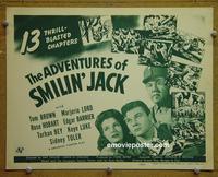 C085 ADVENTURES OF SMILIN' JACK title lobby card '43 serial