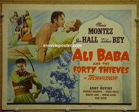 C089 ALI BABA & THE 40 THIEVES title lobby card '43 Montez
