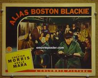 C707 ALIAS BOSTON BLACKIE lobby card '42 Chester Morris