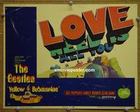 C057 YELLOW SUBMARINE lobby card #5 '68 All You Need is Love!