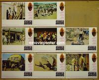 F045 BALLAD OF CABLE HOGUE 8 lobby cards '70 Sam Peckinpah