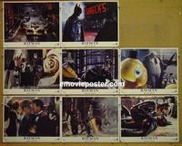 F052 BATMAN RETURNS 8 lobby cards '92 Michael Keaton, DeVito