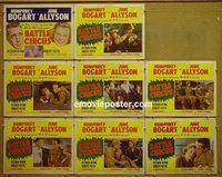 F054 BATTLE CIRCUS 8 lobby cards '53 Humphrey Bogart