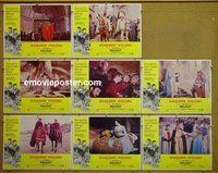 F061 BECKET 8 lobby cards R67 Richard Burton, O'Toole