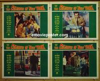 F731 COLOSSUS OF NEW YORK 4 lobby cards '58 includes brain-in-jar scene!