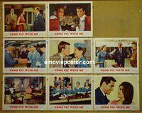 F122 COME FLY WITH ME 8 lobby cards '63 Dolores Hart, O'Brian