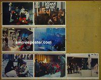 F657 CONQUEST OF THE PLANET OF THE APES 7 lobby cards '72