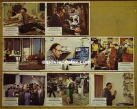 F129 CONVERSATION 8 lobby cards '74 Gene Hackman, Coppola