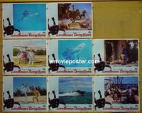 F141 DARING GAME 8 lobby cards '68 Lloyd Bridges