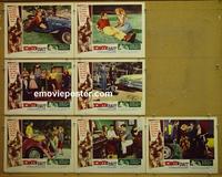 F659 DATE BAIT 7 lobby cards '60 too young & wild!