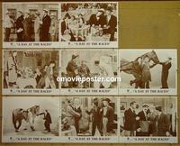 F145 DAY AT THE RACES 8 lobby cards R75 Marx Brothers