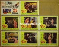 F201 FLY  8 lobby cards '58 Vincent Price, sci-fi!