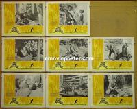 F202 FOOL KILLER 8 lobby cards '65 Tony Perkins, Albert