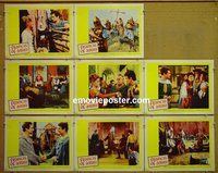 F203 FRANCIS OF ASSISI 8 lobby cards '61 Dillman, Dolores Hart