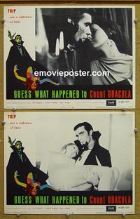 F948 GUESS WHAT HAPPENED TO COUNT DRACULA 2 lobby cards