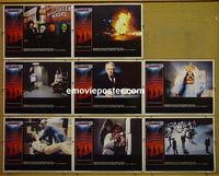 F227 HALLOWEEN 3 8 lobby cards '82 horror, Tom Atkins
