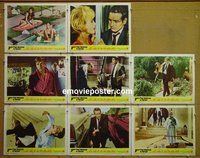 F231 HARPER 8 lobby cards '66 Paul Newman, Lauren Bacall
