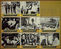 F232 HARRY IN YOUR POCKET 8 lobby cards '73 Coburn, Trish Van Devere